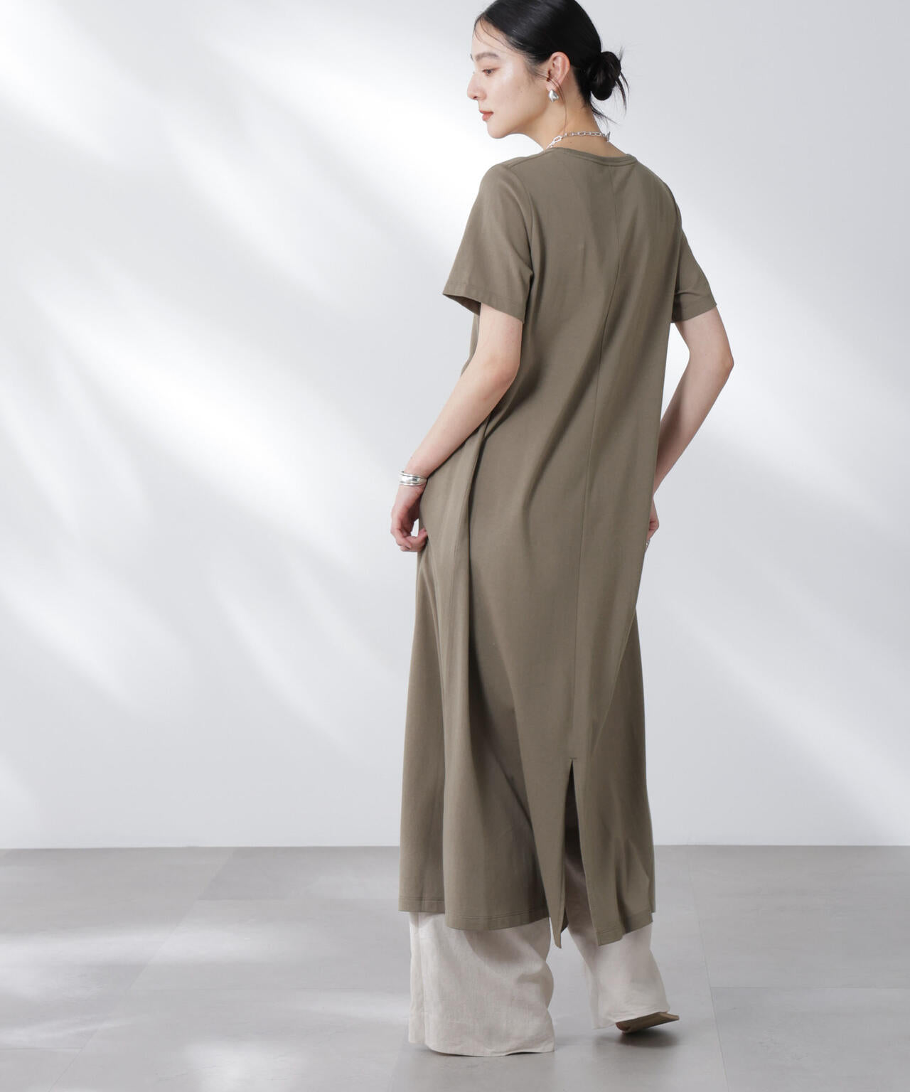 Anti Soaked(R) 汗染み防止フレアワンピース 6695119304