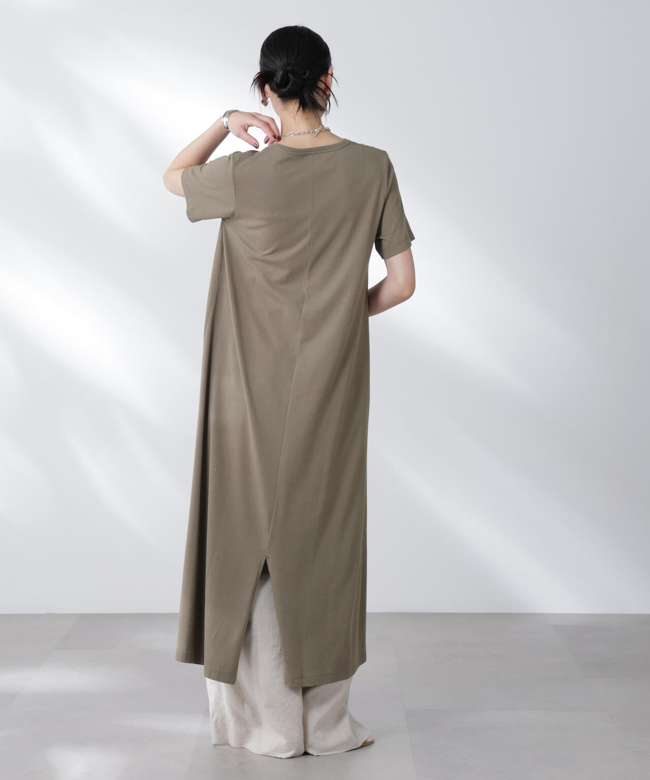 Anti Soaked(R) 汗染み防止フレアワンピース 6695119304