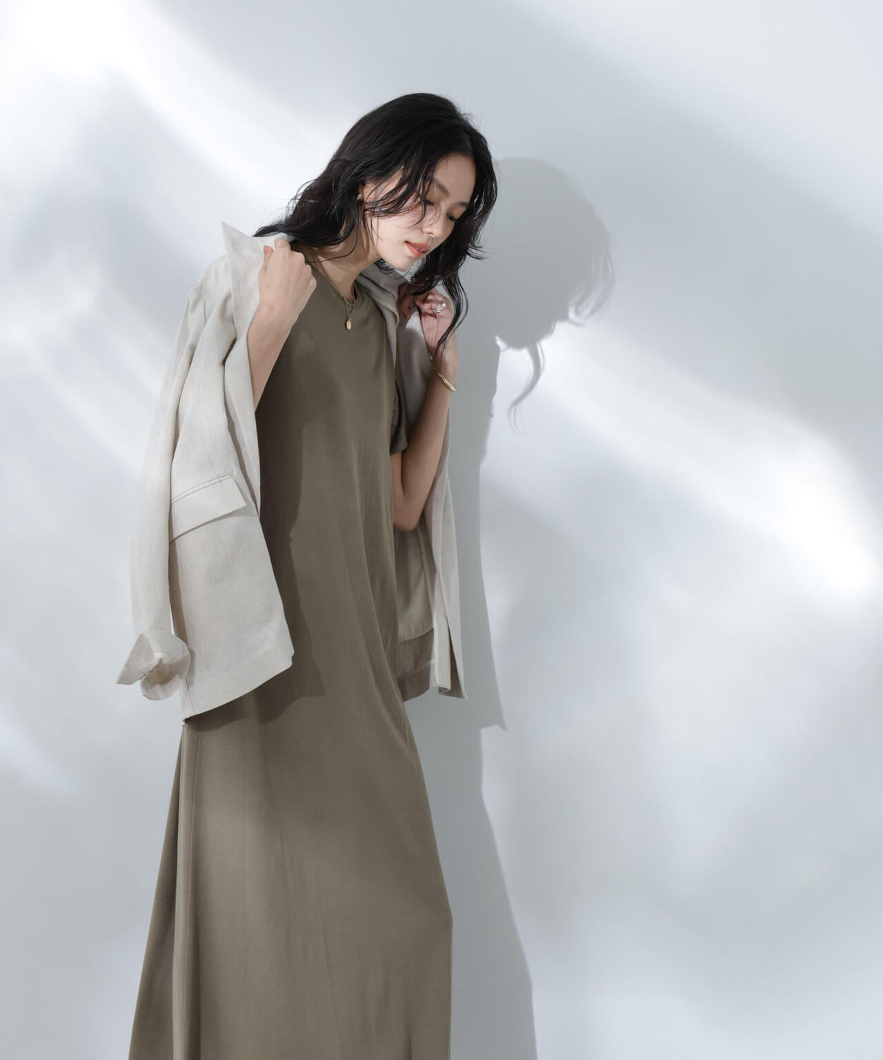 Anti Soaked(R) 汗染み防止フレアワンピース 6695119304