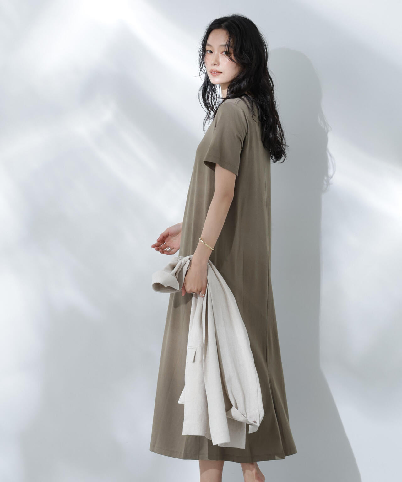 Anti Soaked(R) 汗染み防止フレアワンピース 6695119304