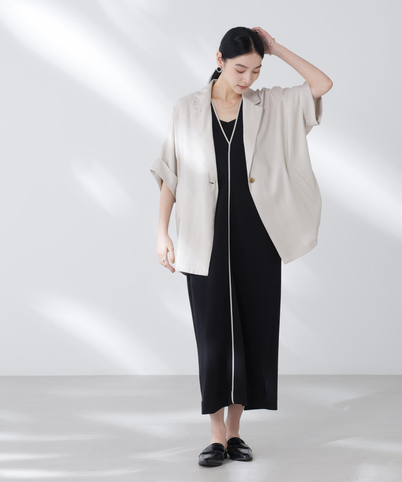 ブークレダンボールパイピングワンピース 6695119307