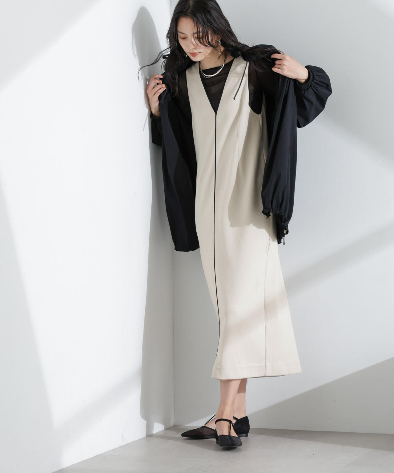 ブークレダンボールパイピングワンピース 6695119307