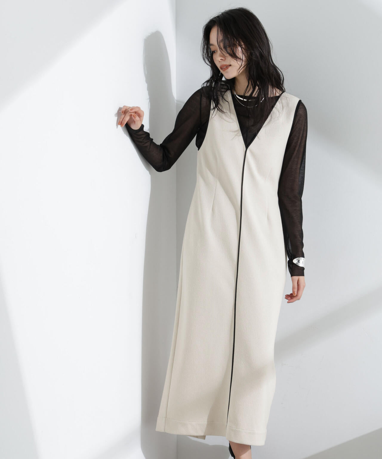 ブークレダンボールパイピングワンピース 6695119307