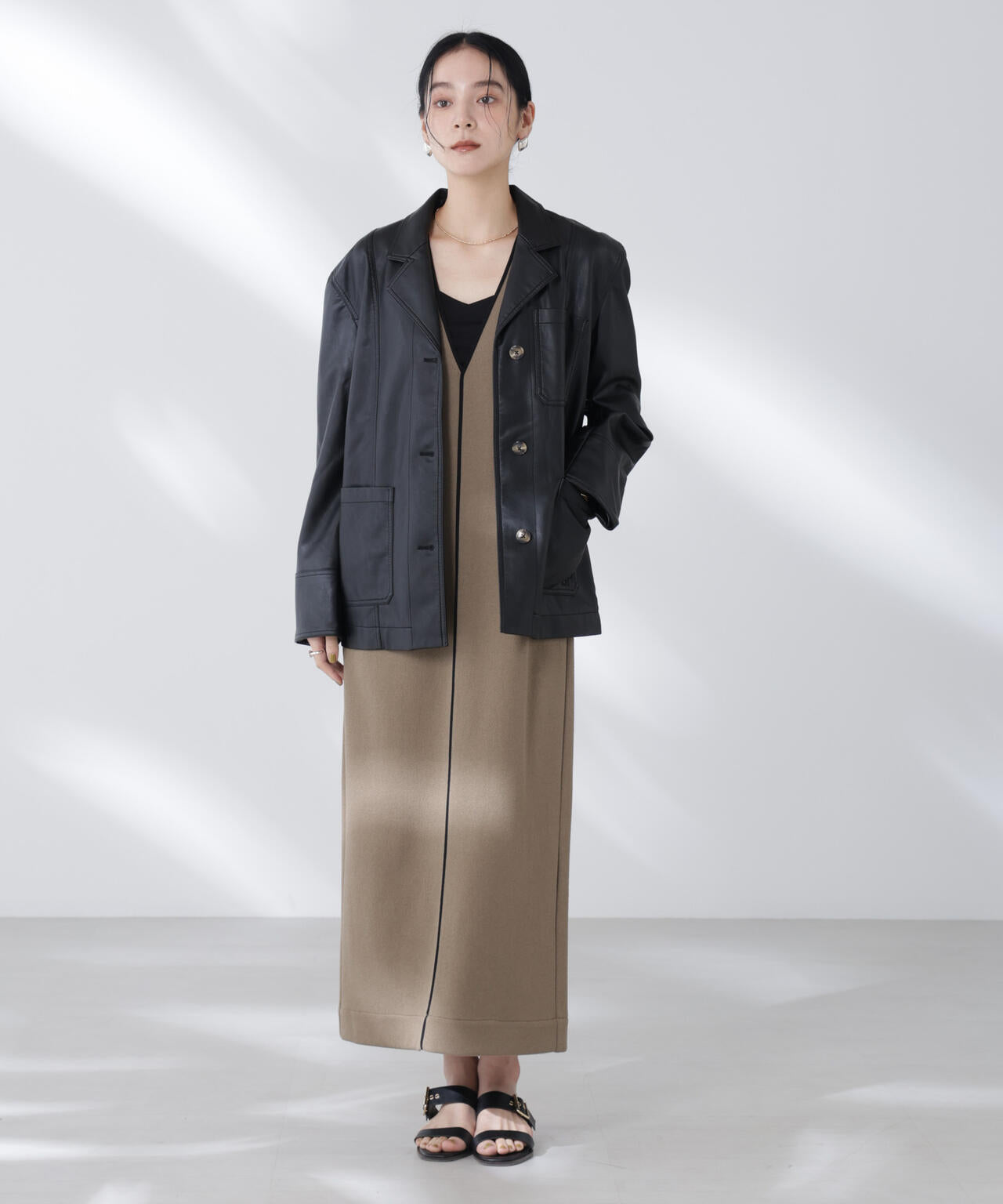 ブークレダンボールパイピングワンピース 6695119307