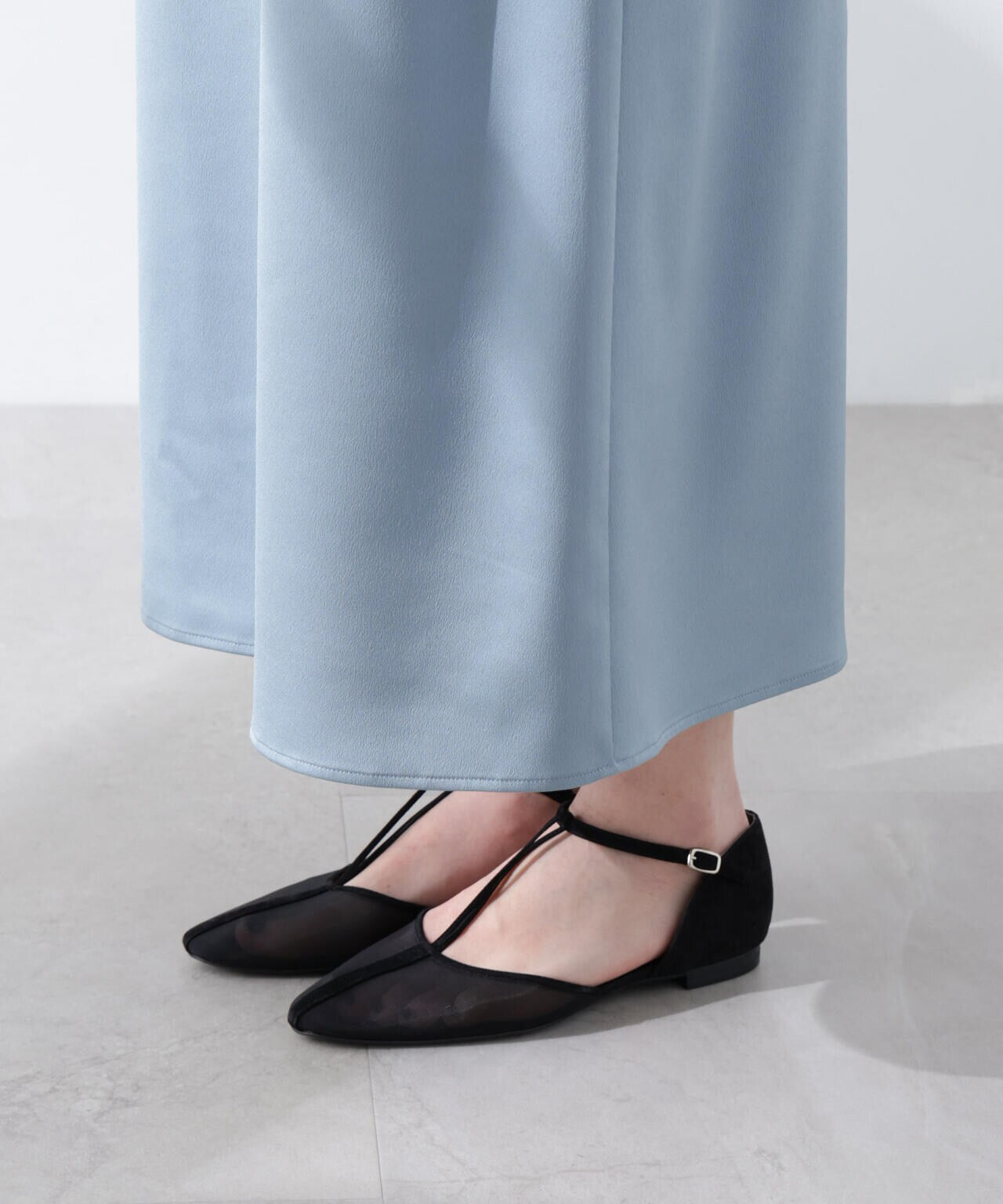 サテンキャミワンピース 6695119310