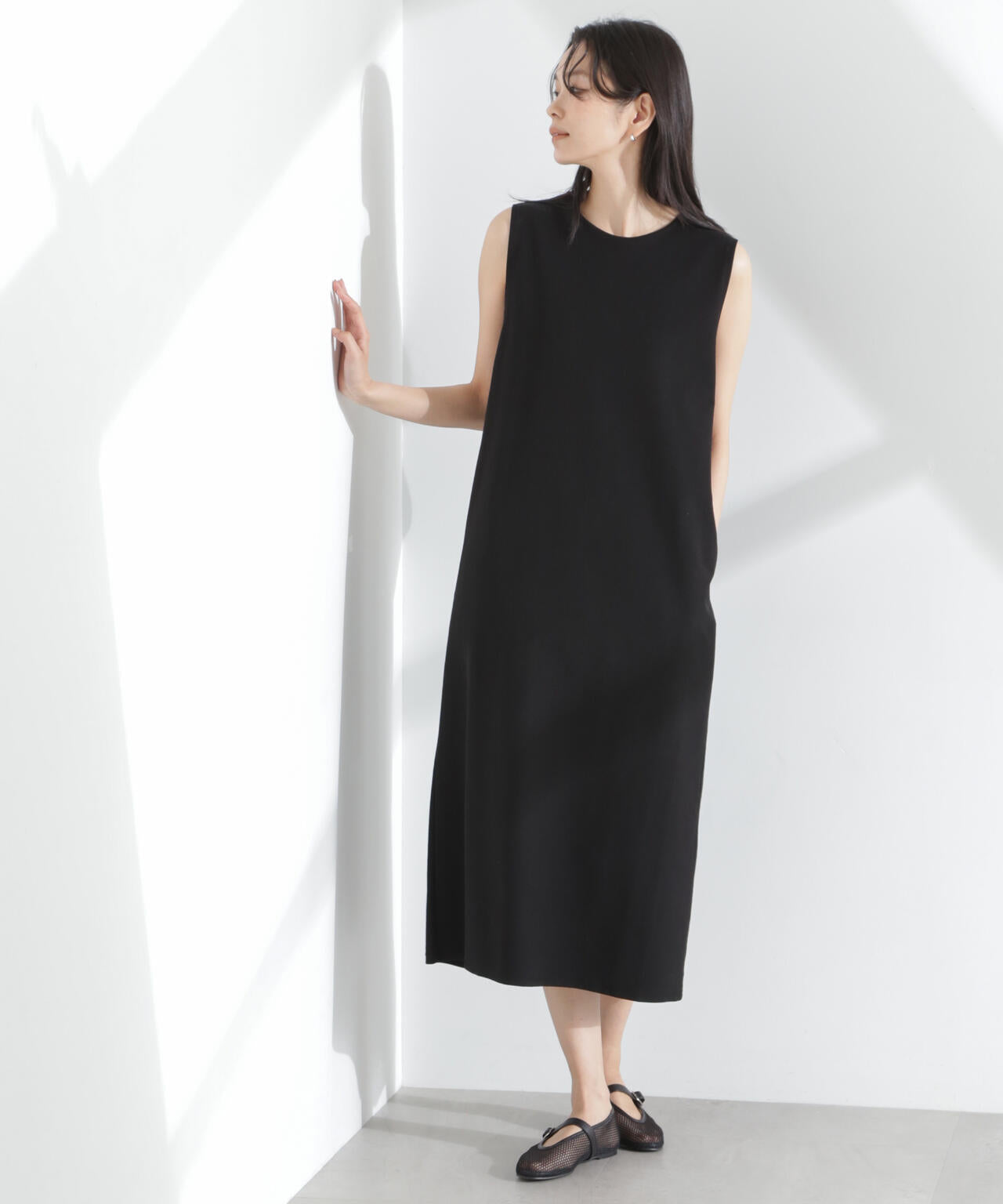 「MC」coveross(R)ツイル調 冷感プレーティング天竺ワンピース 6695119318