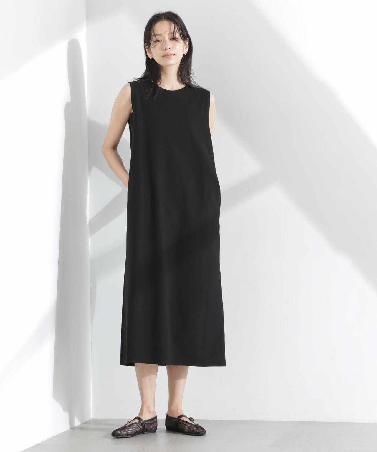 「MC」coveross(R)ツイル調 冷感プレーティング天竺ワンピース 6695119318