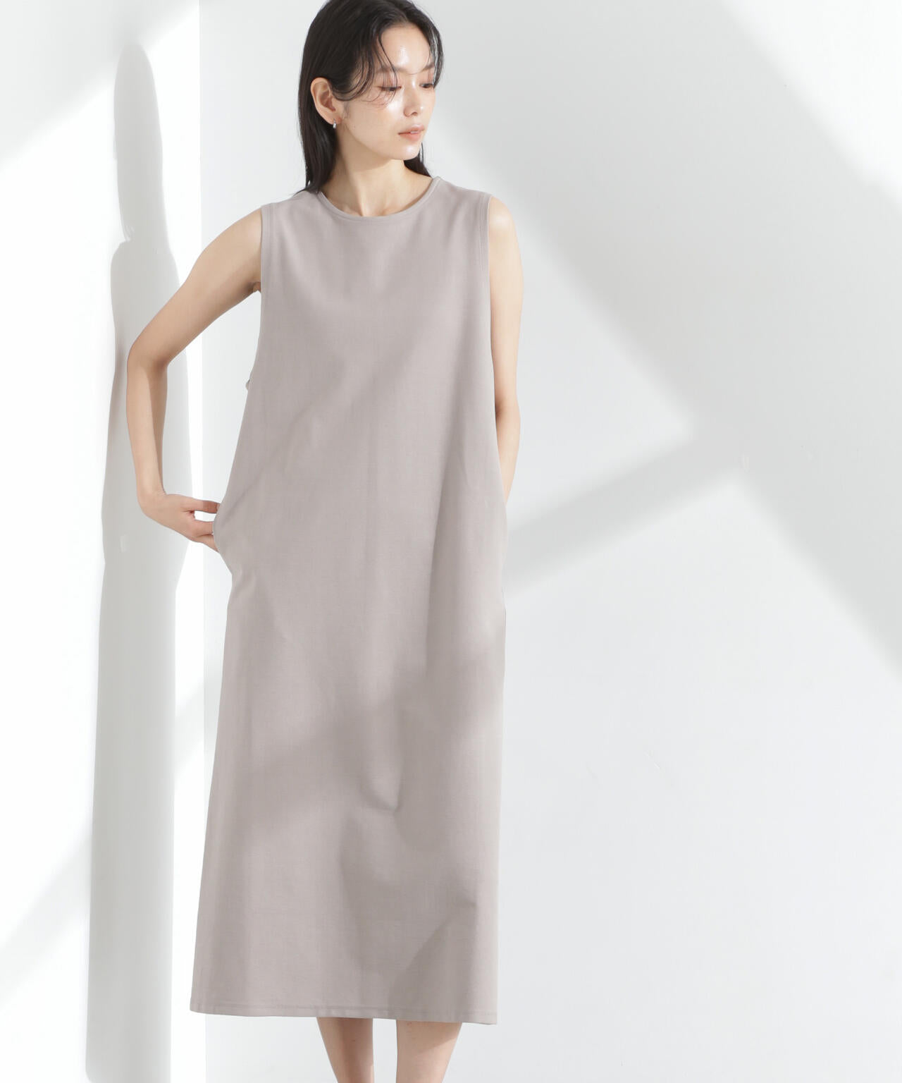 「MC」coveross(R)ツイル調 冷感プレーティング天竺ワンピース 6695119318