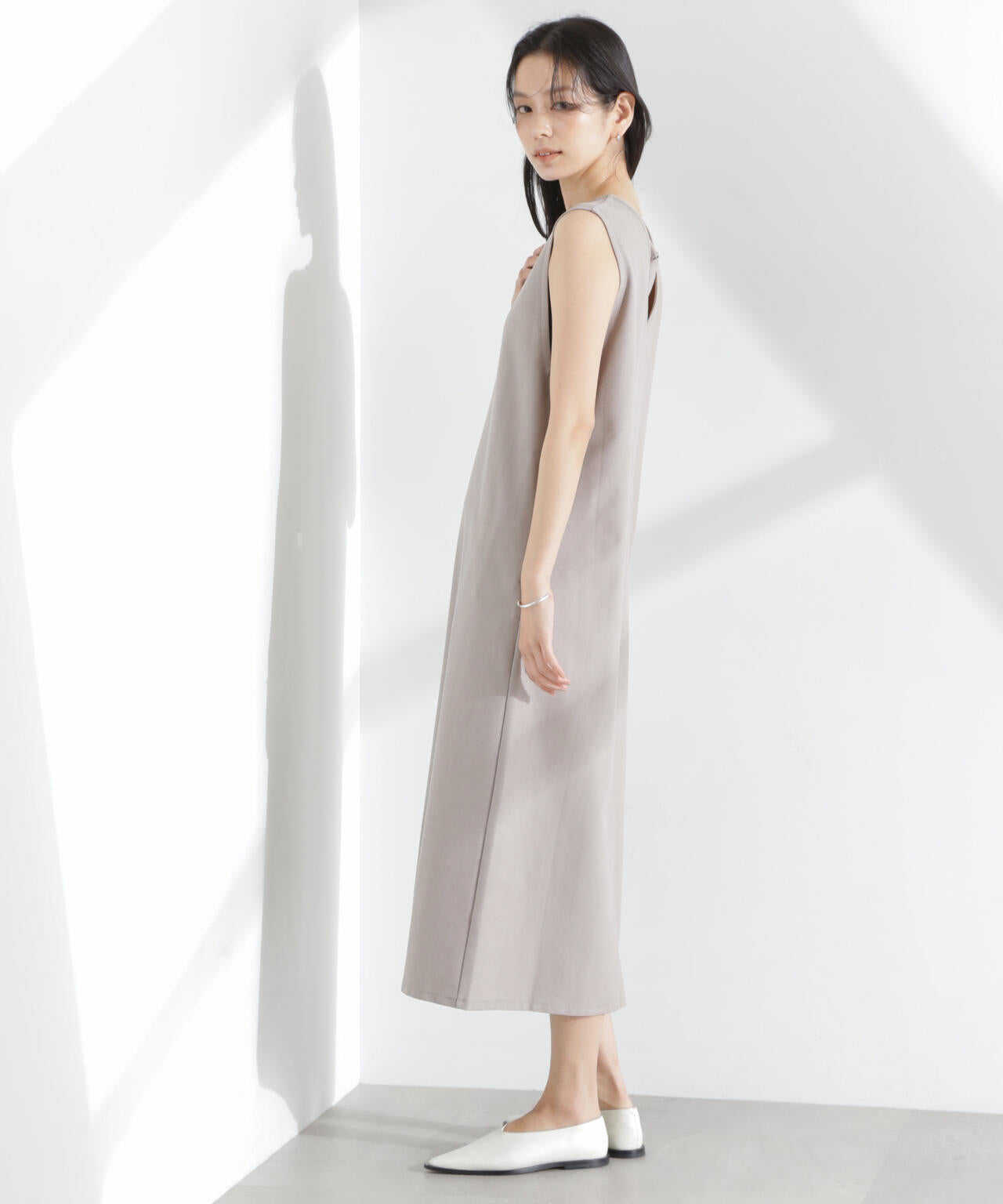 「MC」coveross(R)ツイル調 冷感プレーティング天竺ワンピース 6695119318