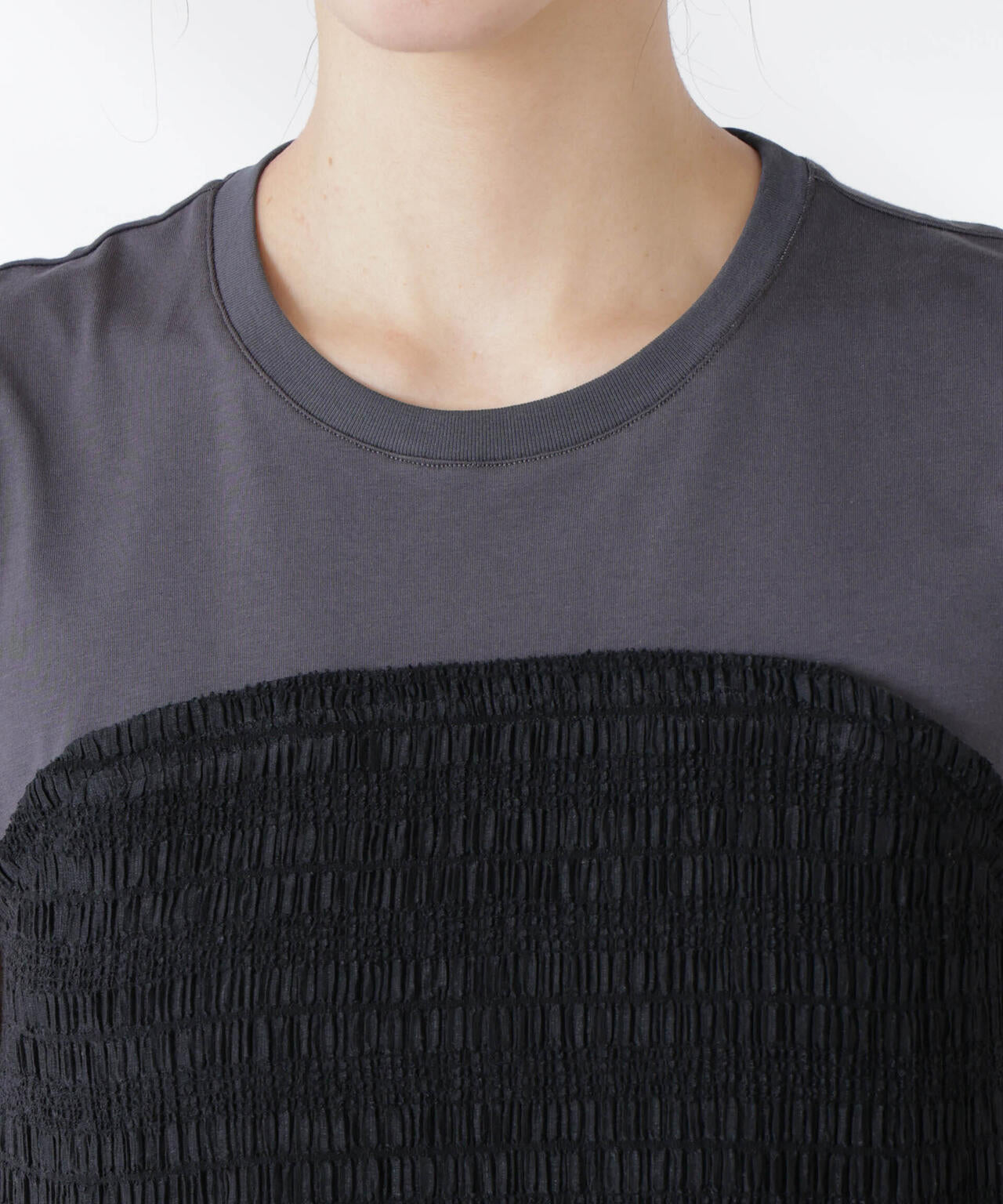 シャーリングベアドッキングカットワンピース 6695119324