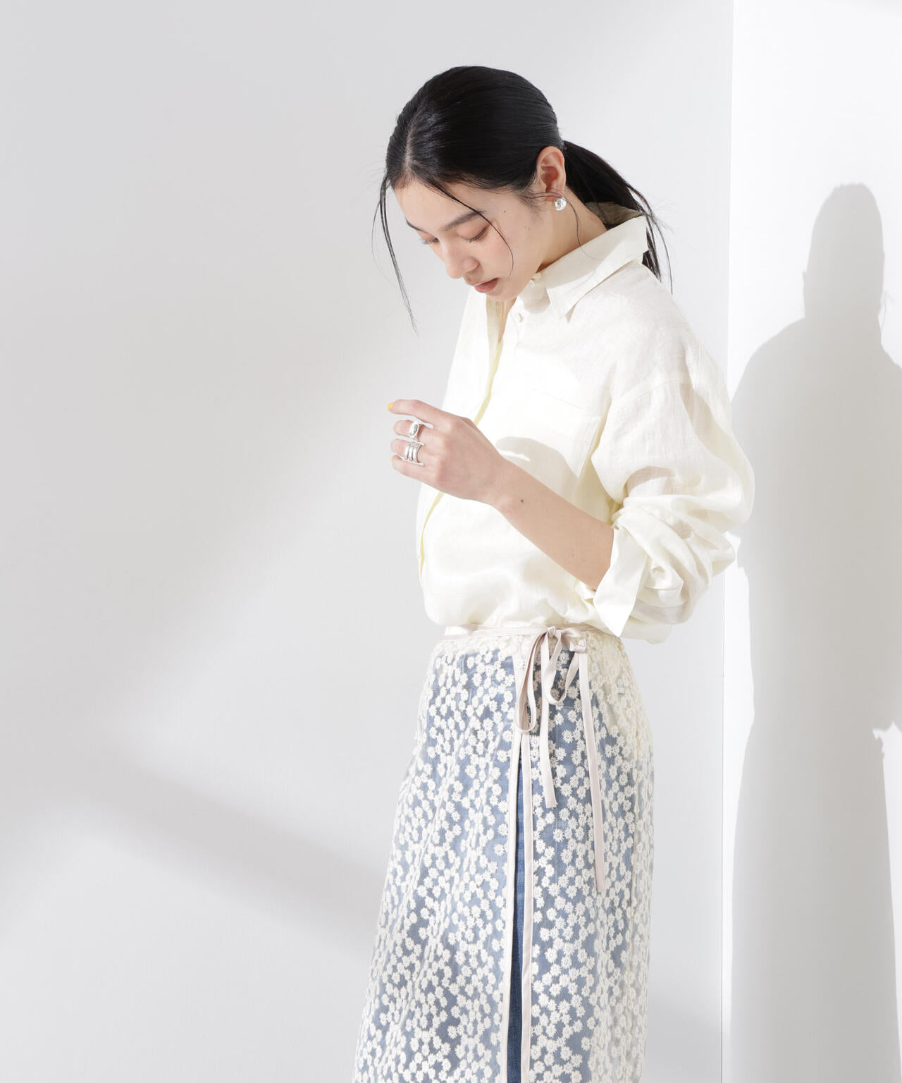 ヨーロピアンフラックス シアーシャツ(セットアップ可) 6695120300