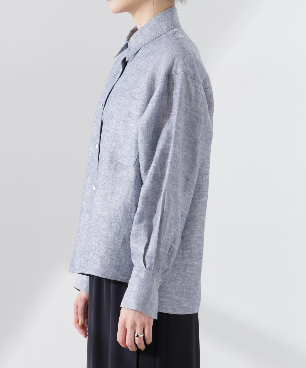 ヨーロピアンフラックス シアーシャツ(セットアップ可) 6695120300