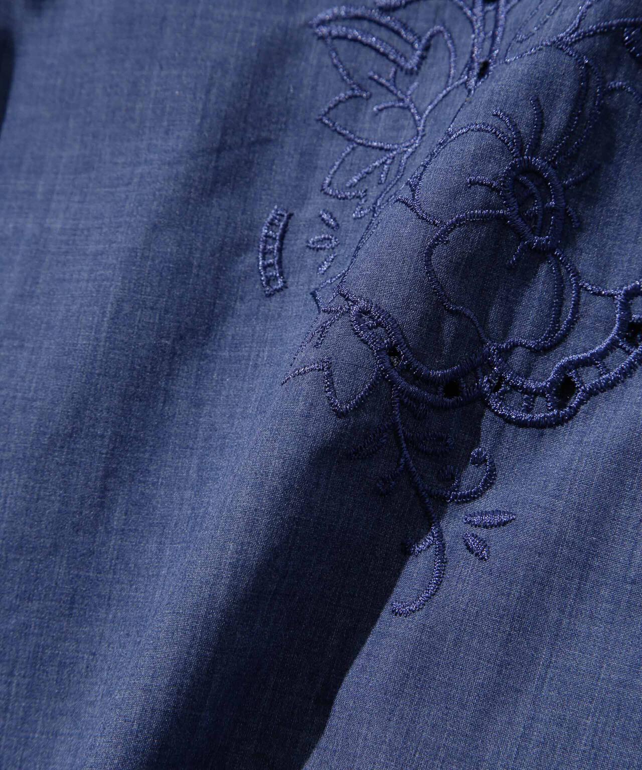 カットワークレースオーバーサイズシャツ 6695120313