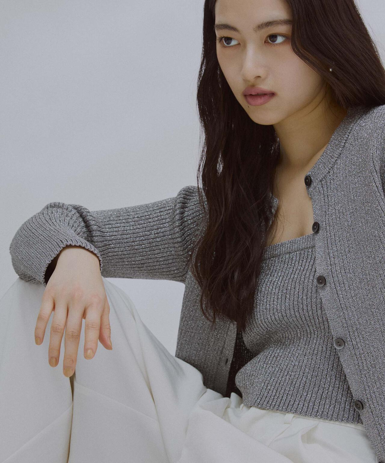 グリッターラメニット2wayビスチェ(セットアップ可) 6695122307