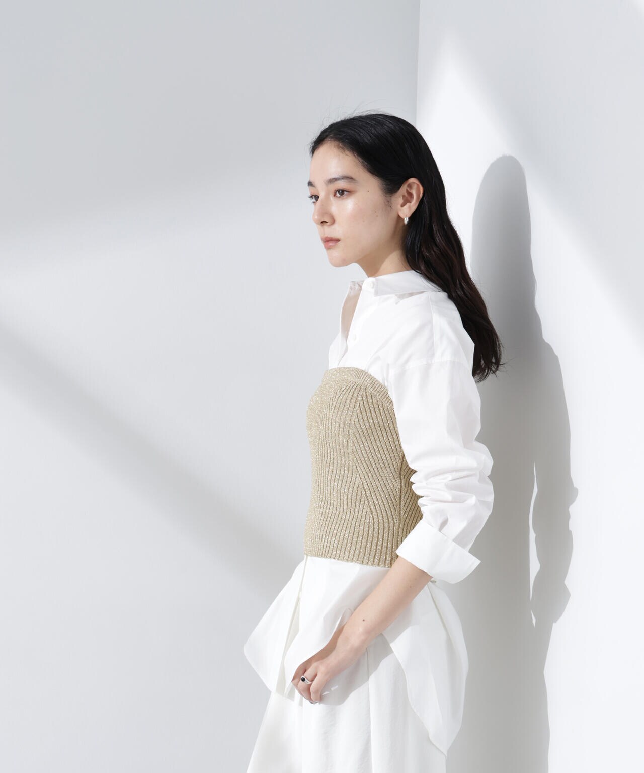 グリッターラメニット2wayビスチェ(セットアップ可) 6695122307