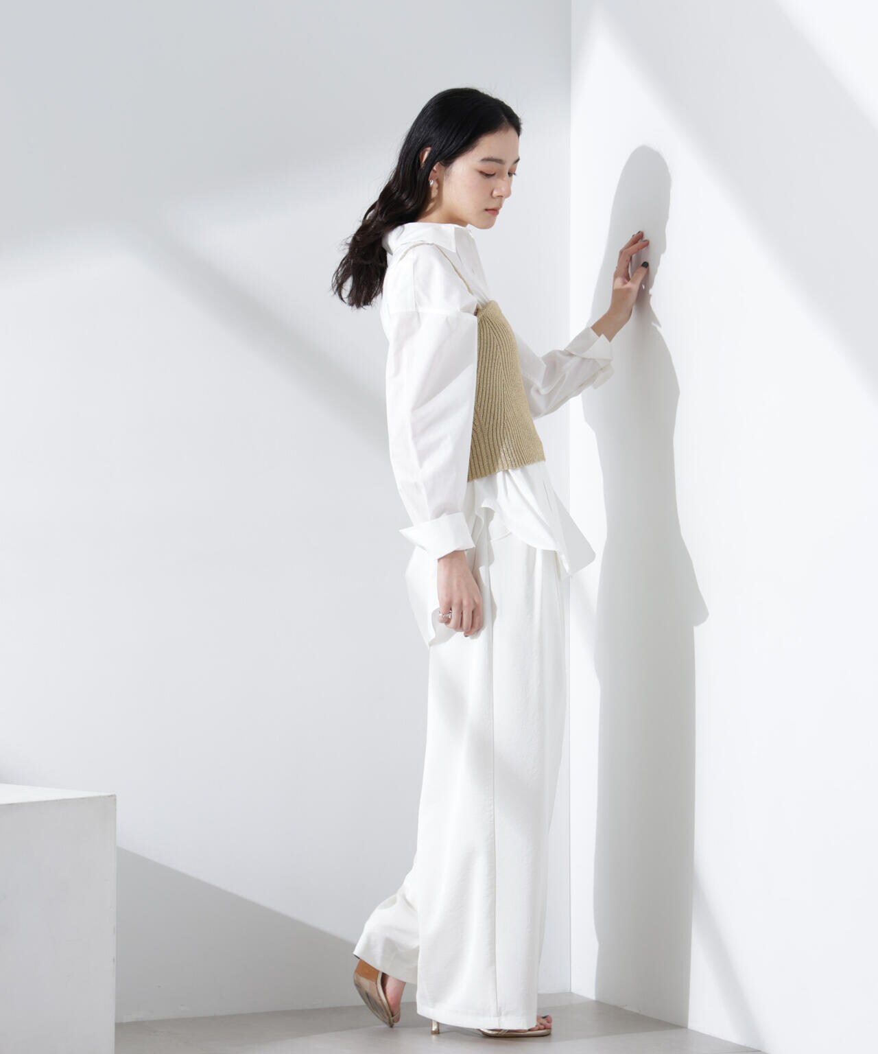 グリッターラメニット2wayビスチェ(セットアップ可) 6695122307