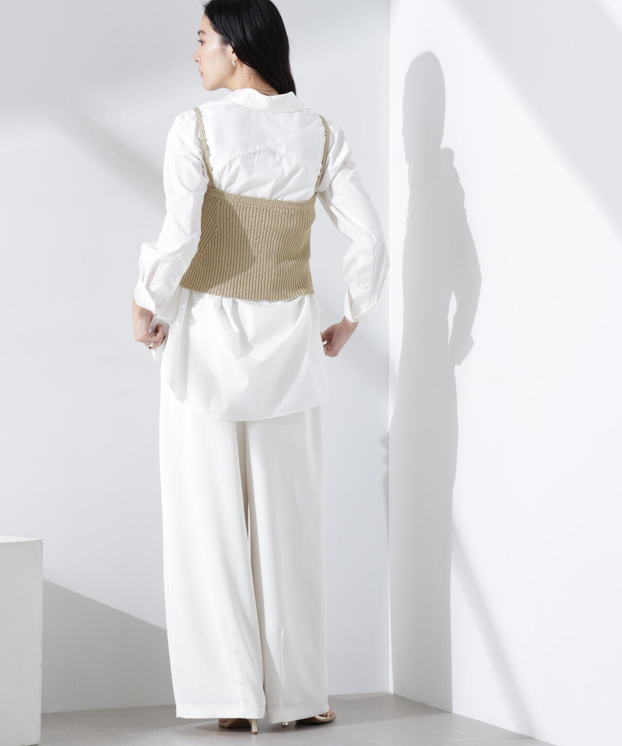 グリッターラメニット2wayビスチェ(セットアップ可) 6695122307