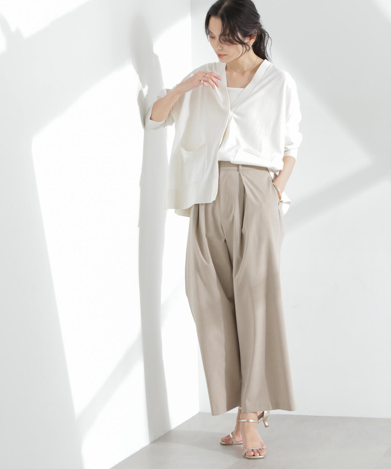 TEKNICO GIZAコットンオーバーカーディガン 6695122314