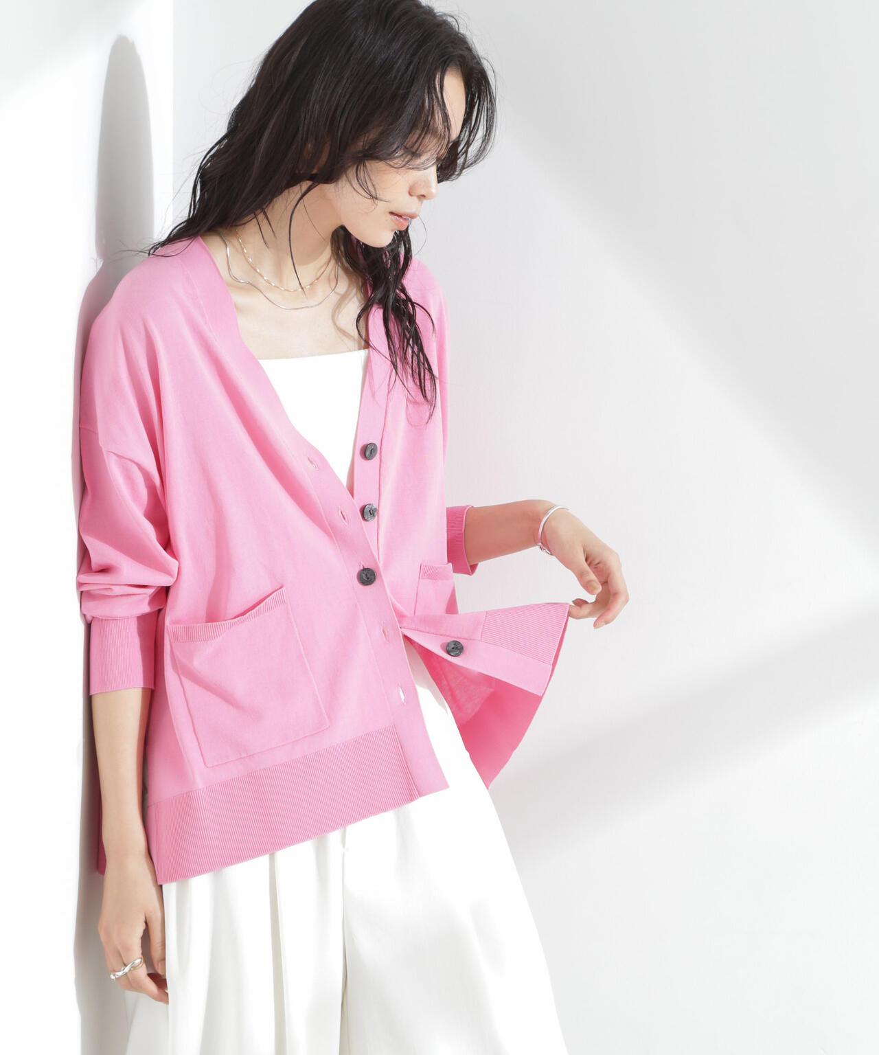 TEKNICO GIZAコットンオーバーカーディガン 6695122314