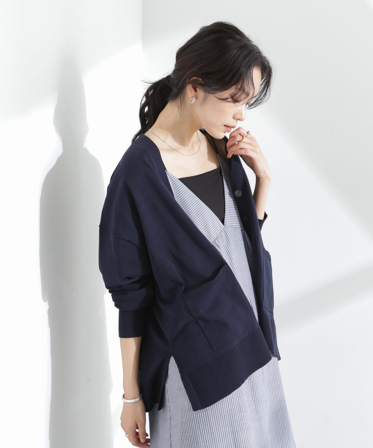 TEKNICO GIZAコットンオーバーカーディガン 6695122314