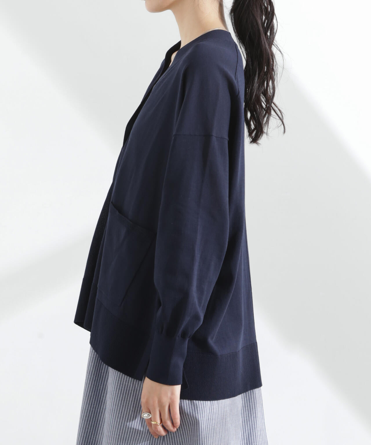 TEKNICO GIZAコットンオーバーカーディガン 6695122314