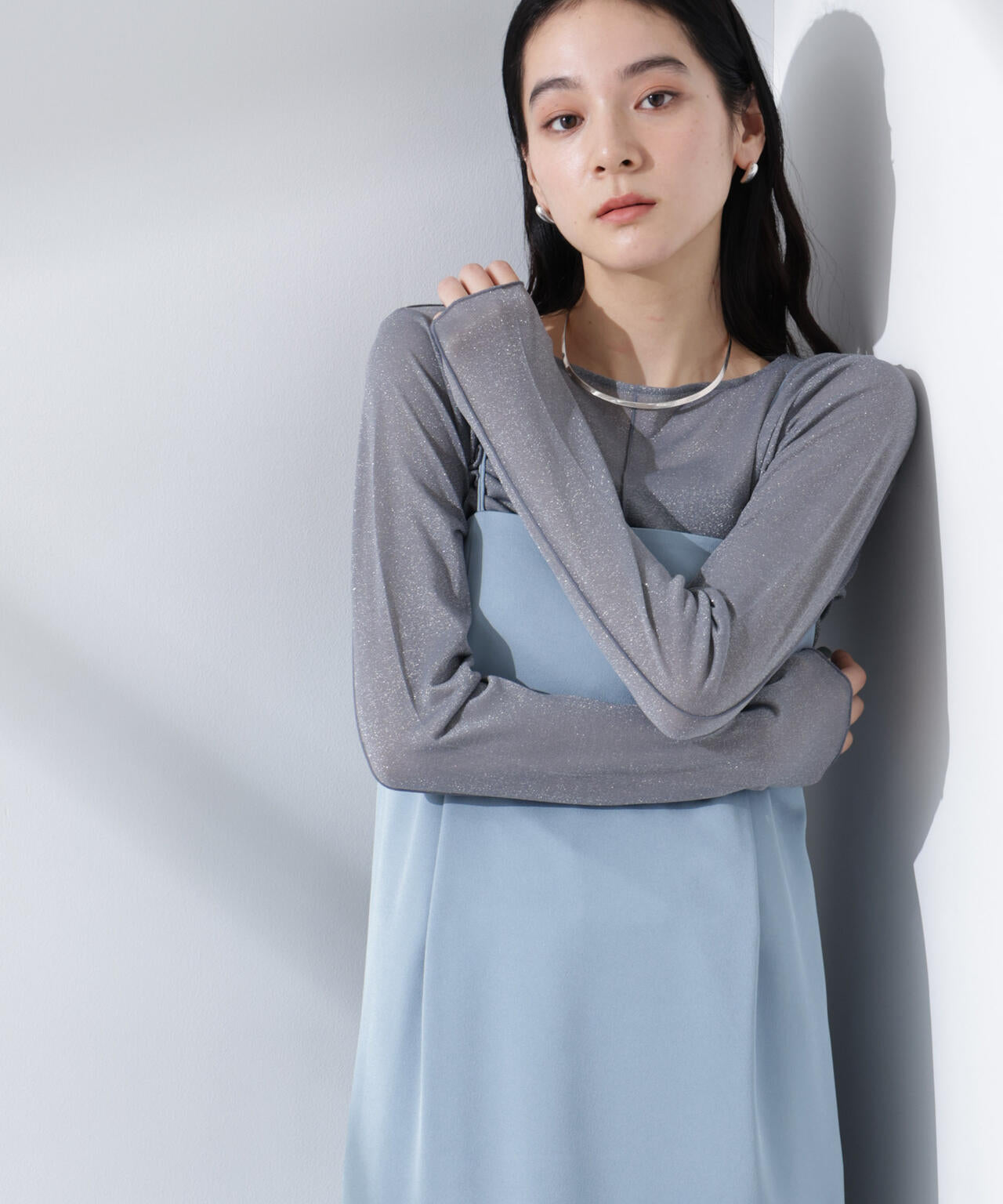 ラメシアーカットトップス 6695123305