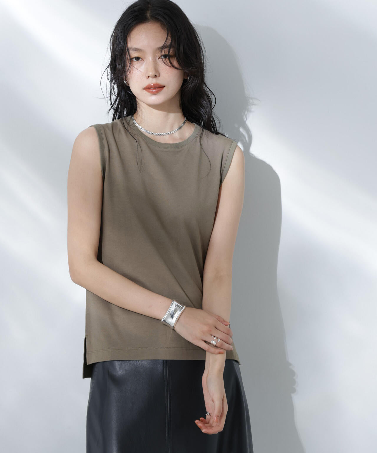 Anti Soaked(R) 汗染み防止ノースリーブTシャツ 6695124302