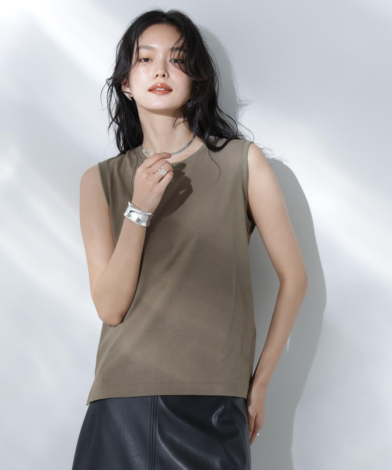 Anti Soaked(R) 汗染み防止ノースリーブTシャツ 6695124302