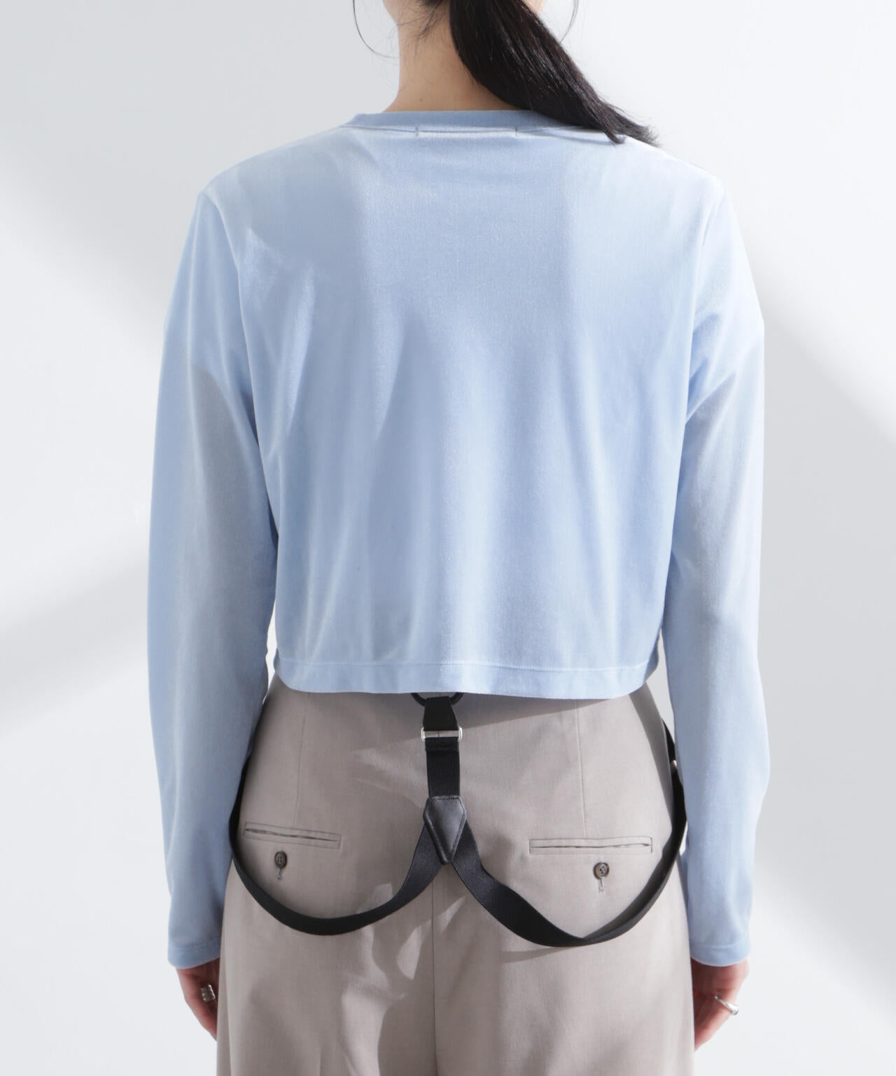 シアーベロアメニーボタンカーディガン 6695124310