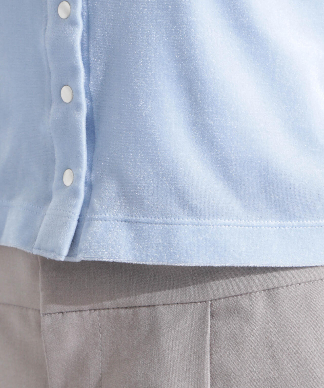 シアーベロアメニーボタンカーディガン 6695124310