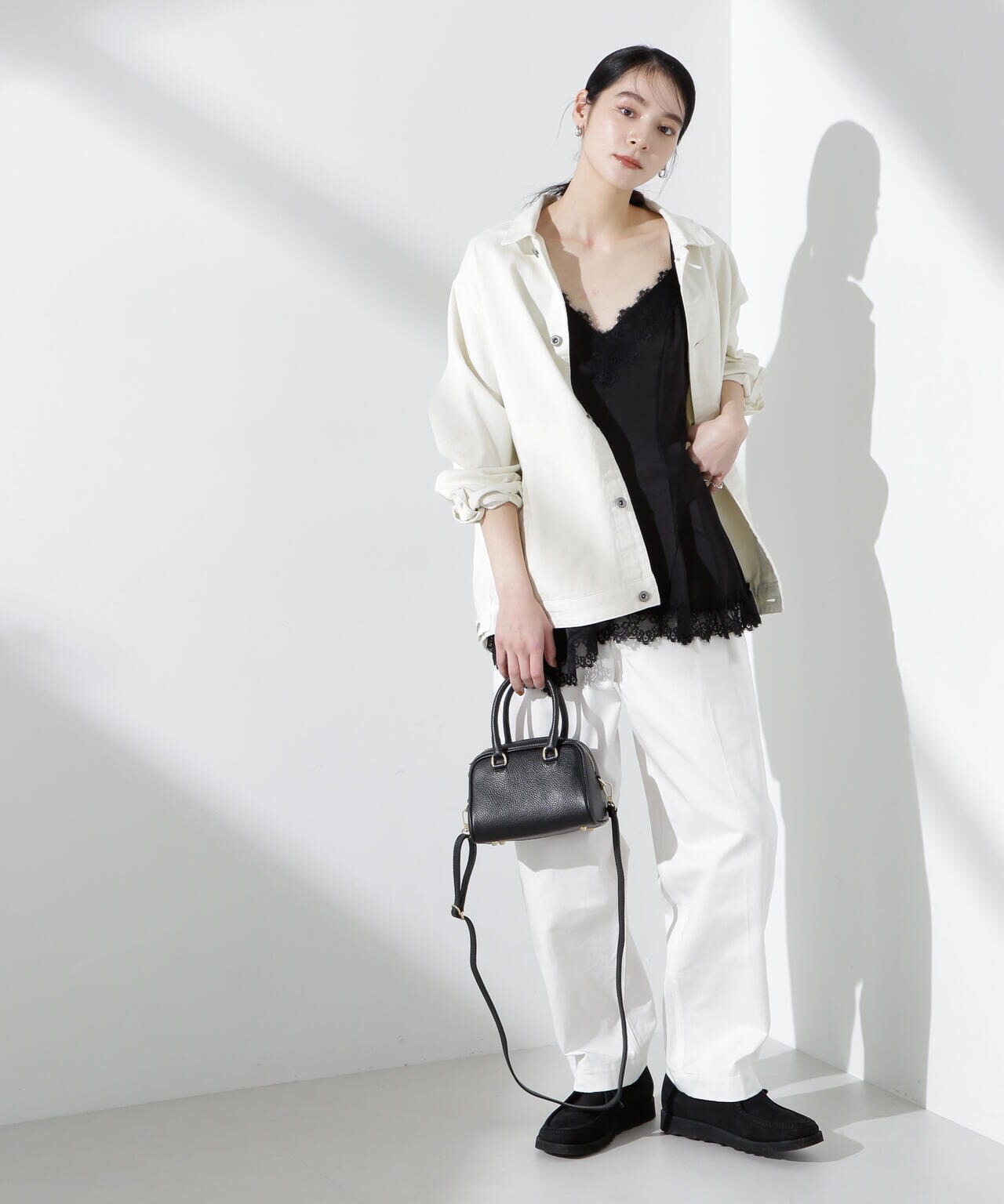 アシンメトリーレースミニワンピース 6695124313