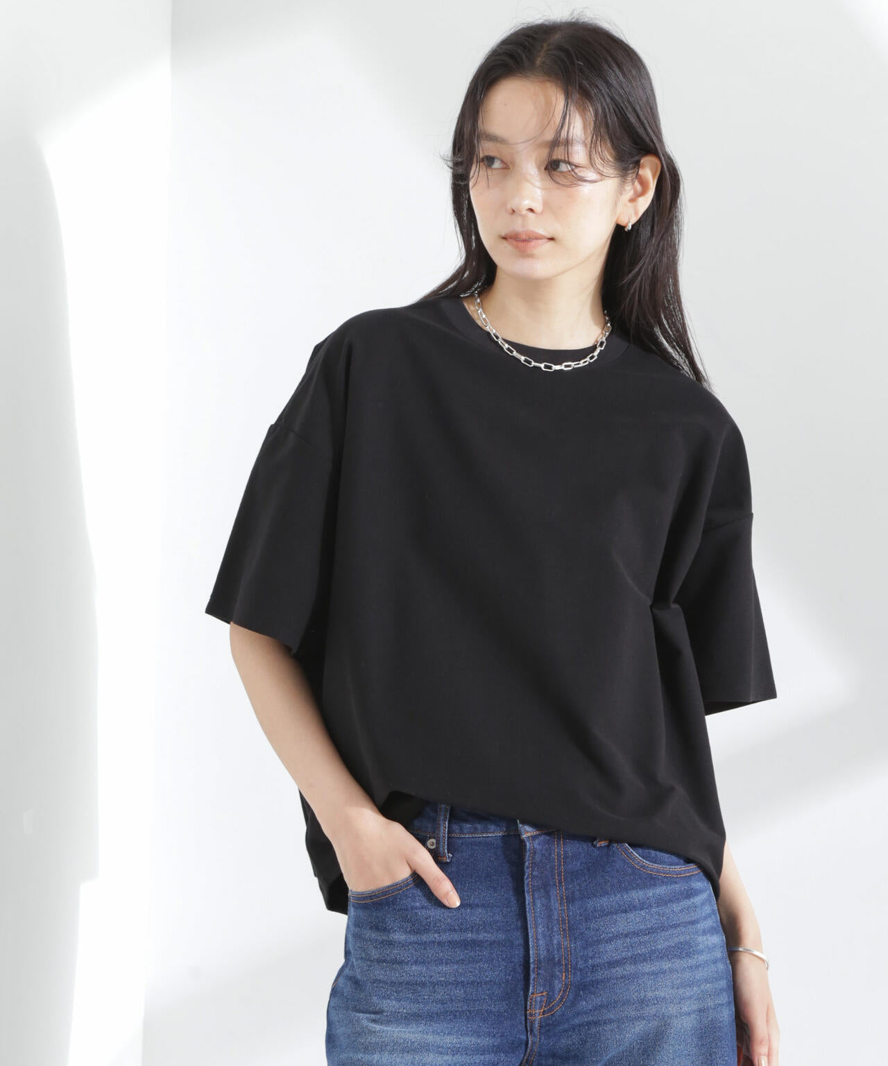 「MC」coveross(R)ツイル調 冷感プレーティング天竺Tシャツ 6695124318