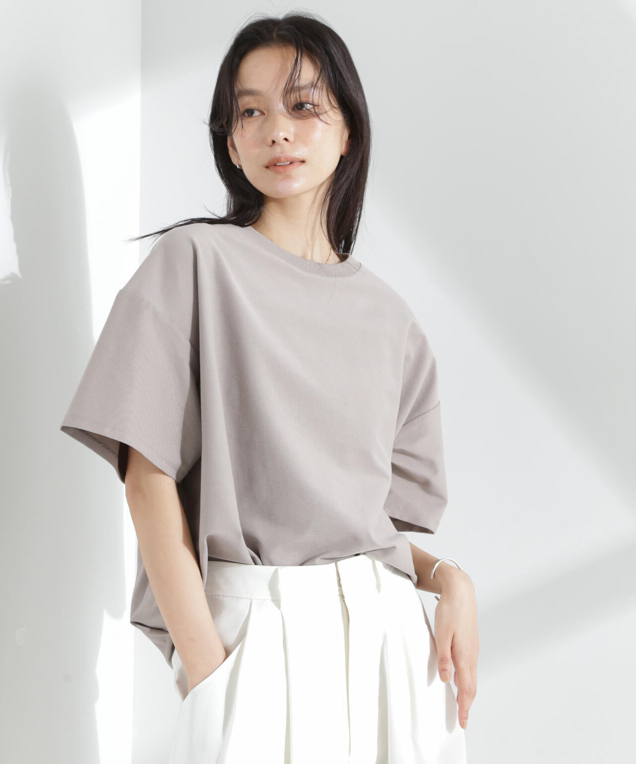 「MC」coveross(R)ツイル調 冷感プレーティング天竺Tシャツ 6695124318