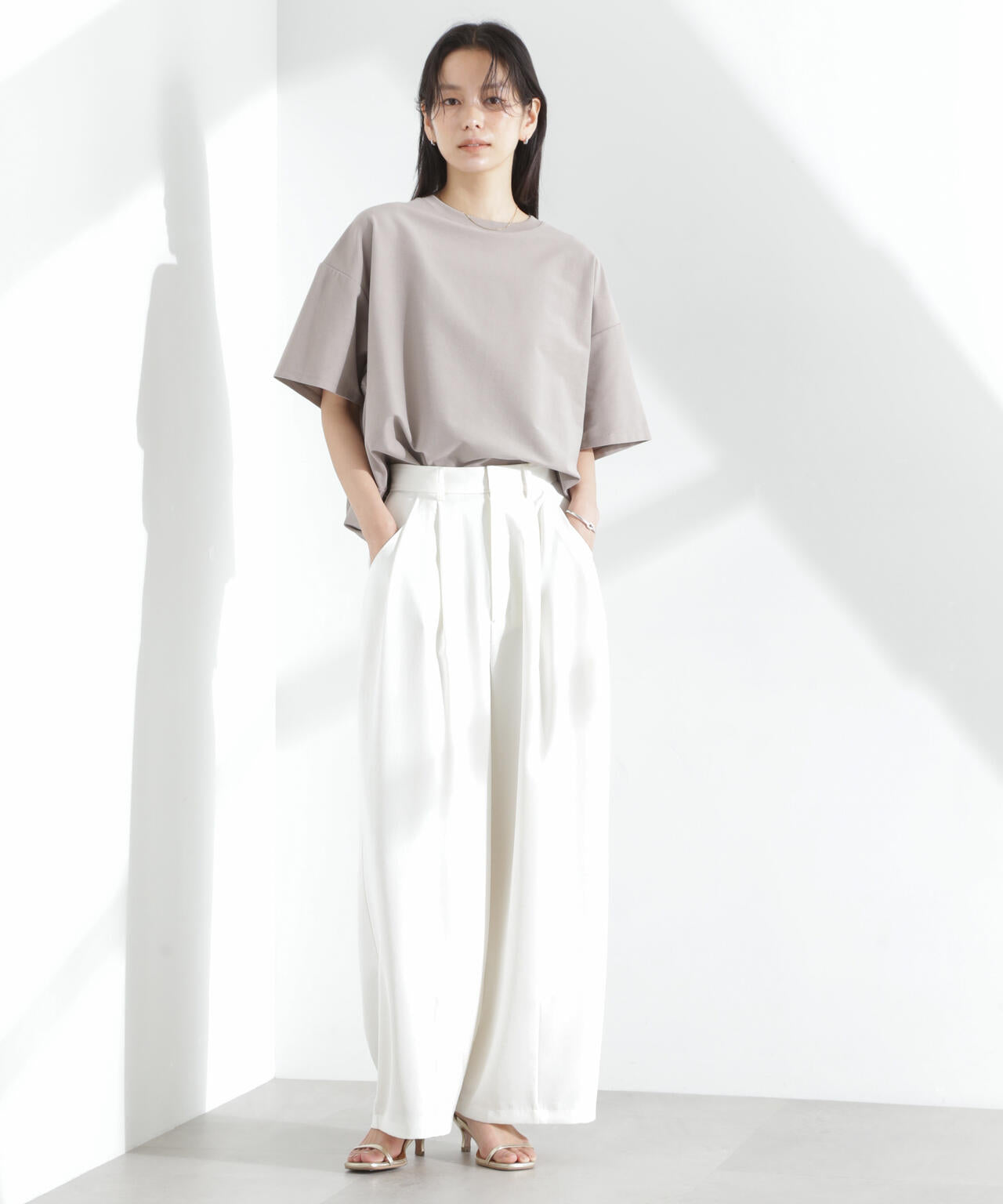 「MC」coveross(R)ツイル調 冷感プレーティング天竺Tシャツ 6695124318