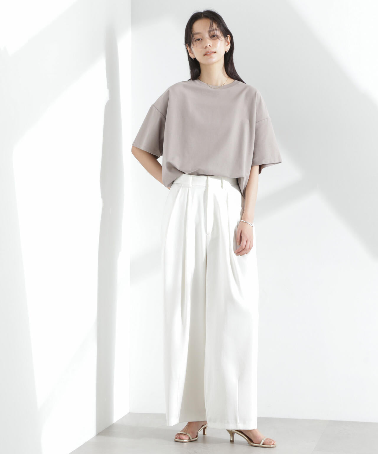 「MC」coveross(R)ツイル調 冷感プレーティング天竺Tシャツ 6695124318