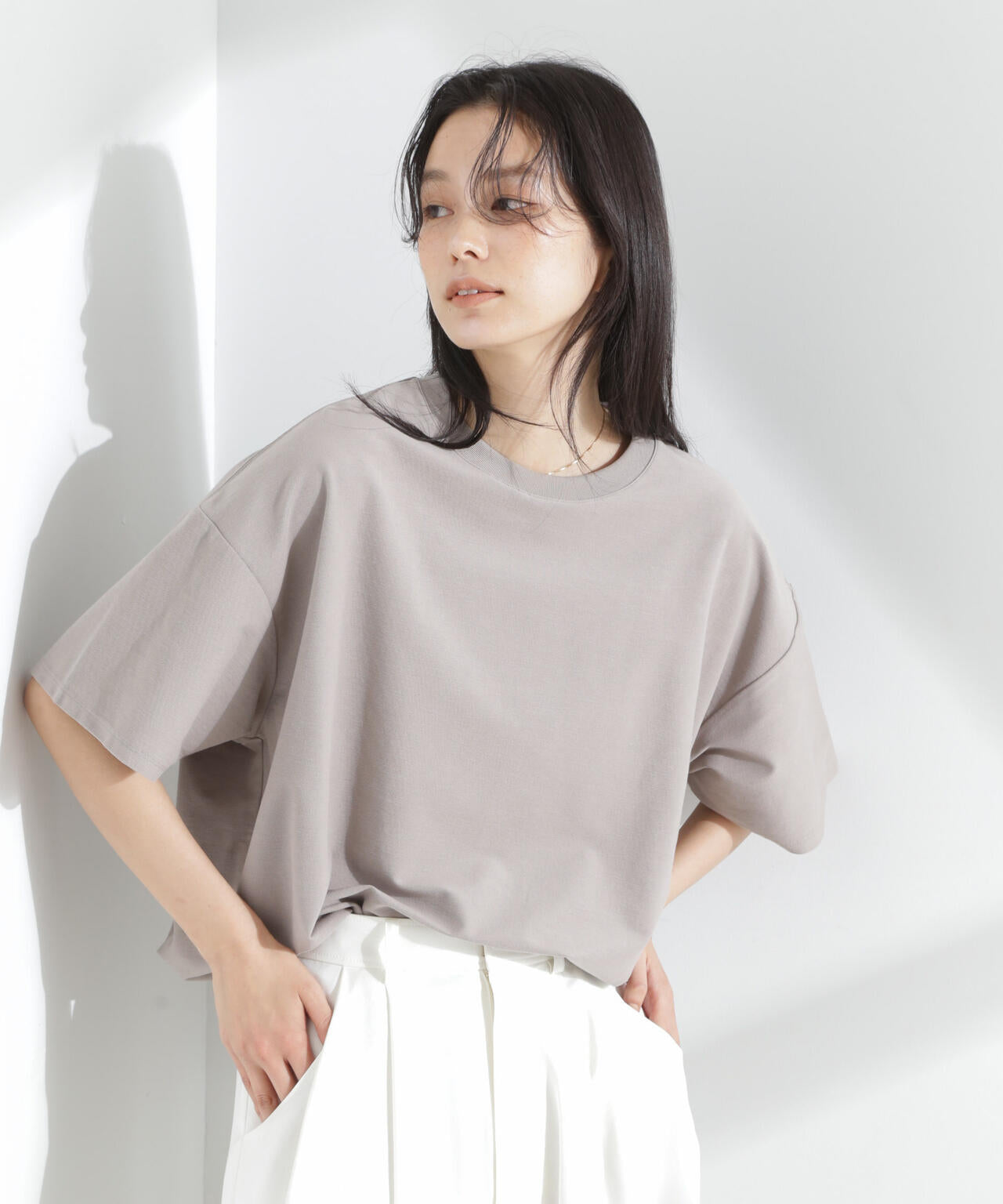 「MC」coveross(R)ツイル調 冷感プレーティング天竺Tシャツ 6695124318