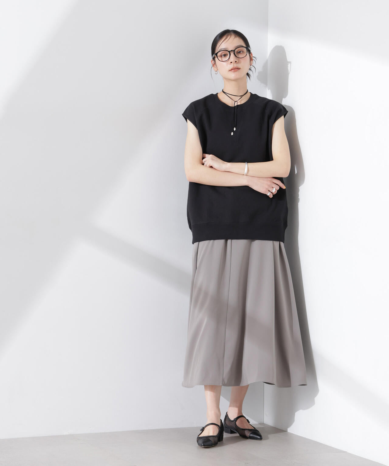 ノースリーブスウェットトップス 6695124320