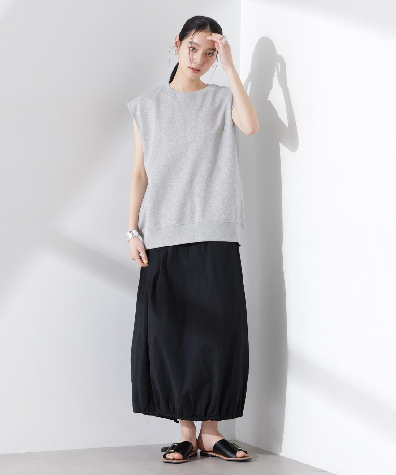 ノースリーブスウェットトップス 6695124320