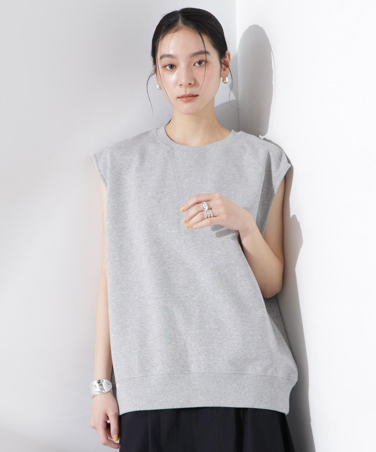 ノースリーブスウェットトップス 6695124320