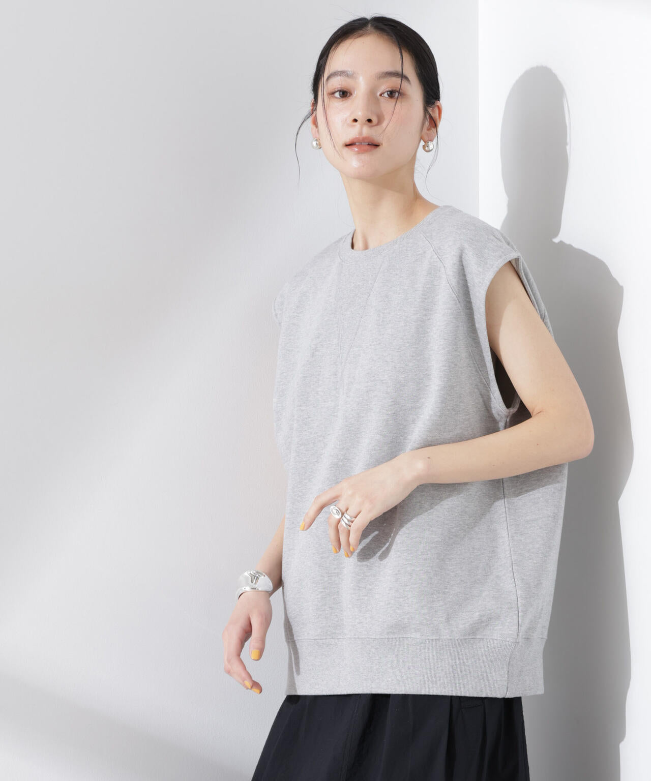 ノースリーブスウェットトップス 6695124320