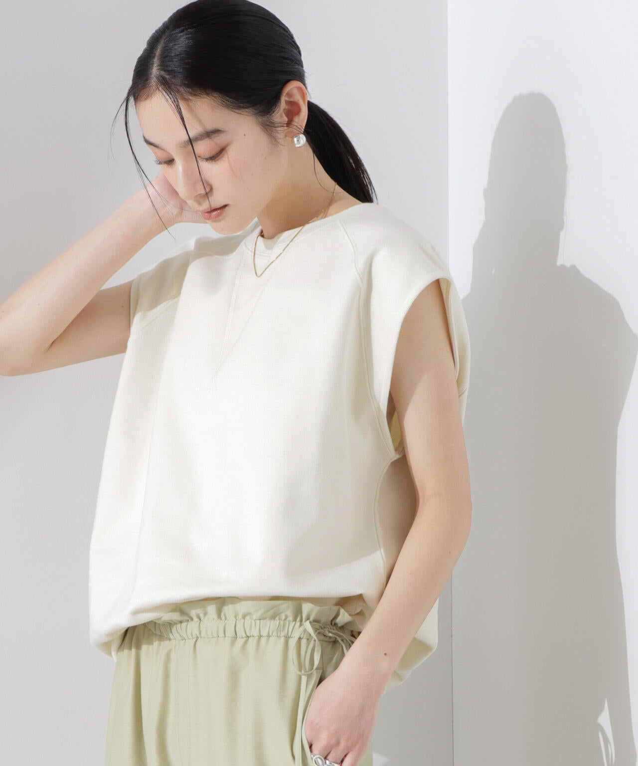 ノースリーブスウェットトップス 6695124320