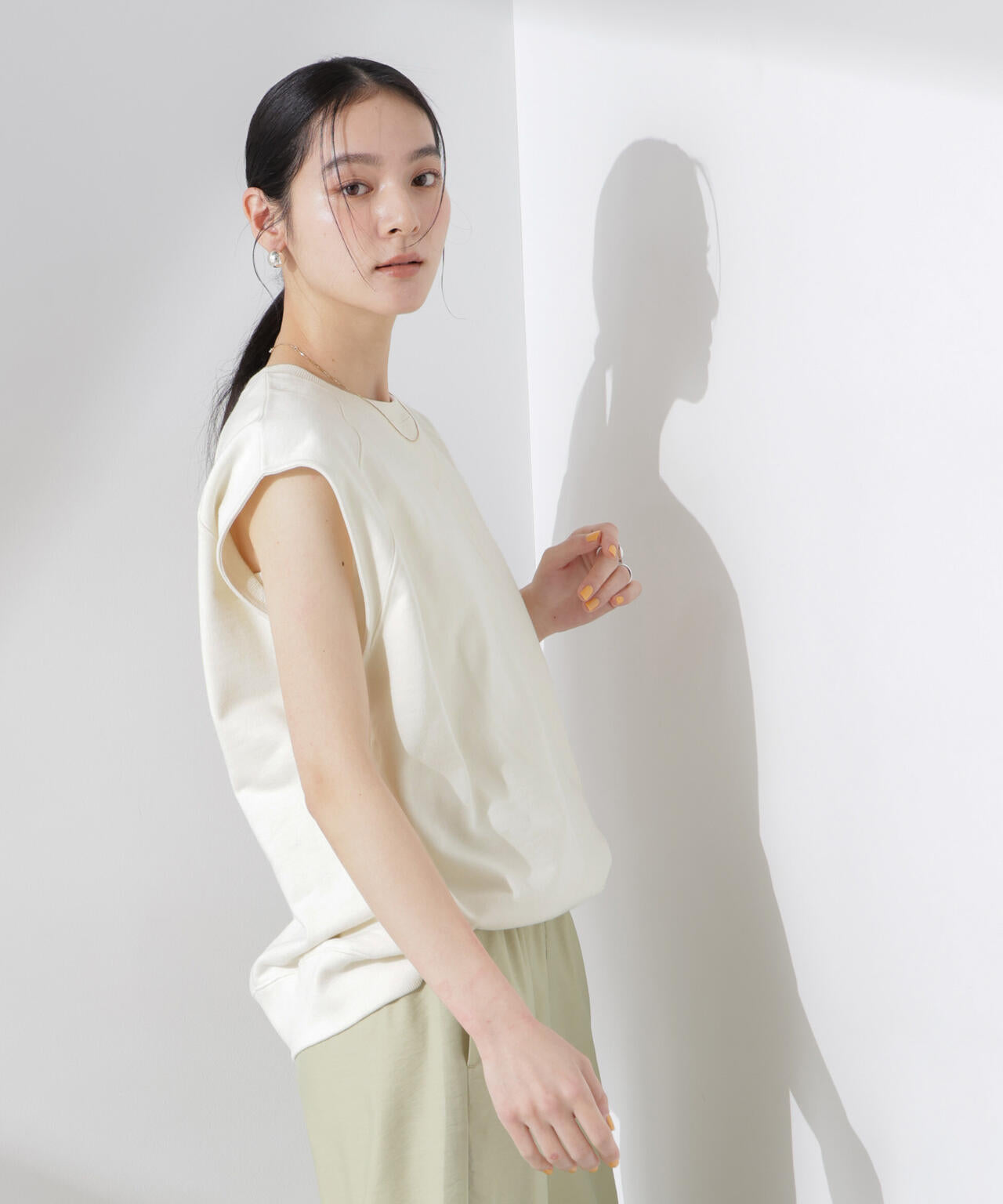 ノースリーブスウェットトップス 6695124320