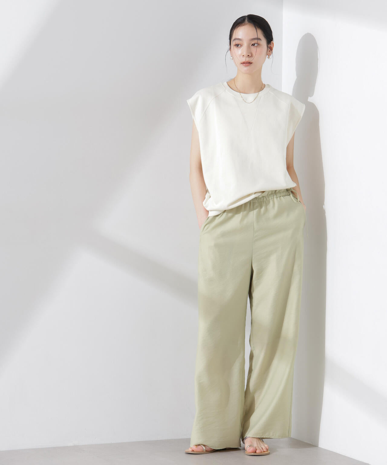 ノースリーブスウェットトップス 6695124320