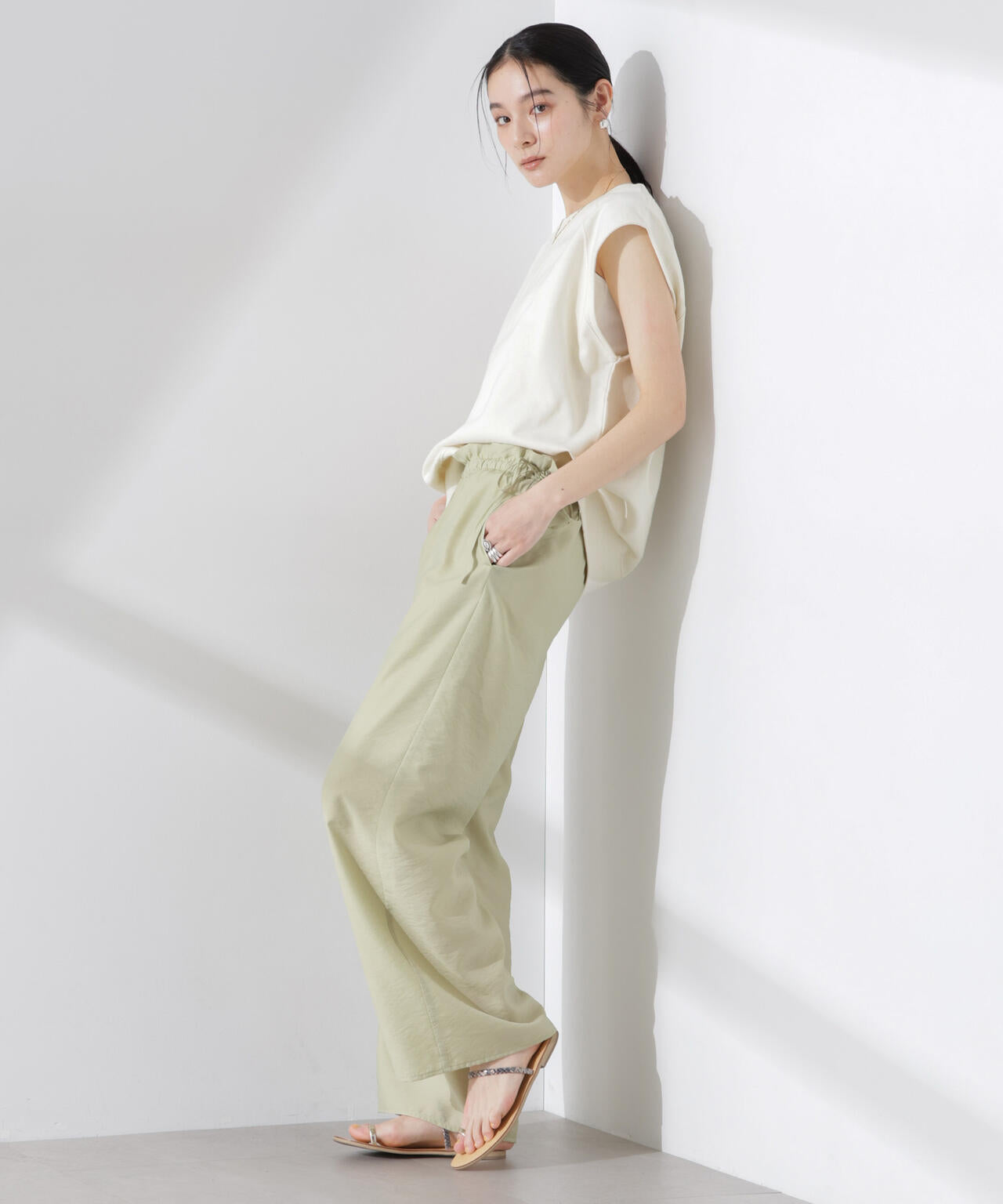 ノースリーブスウェットトップス 6695124320