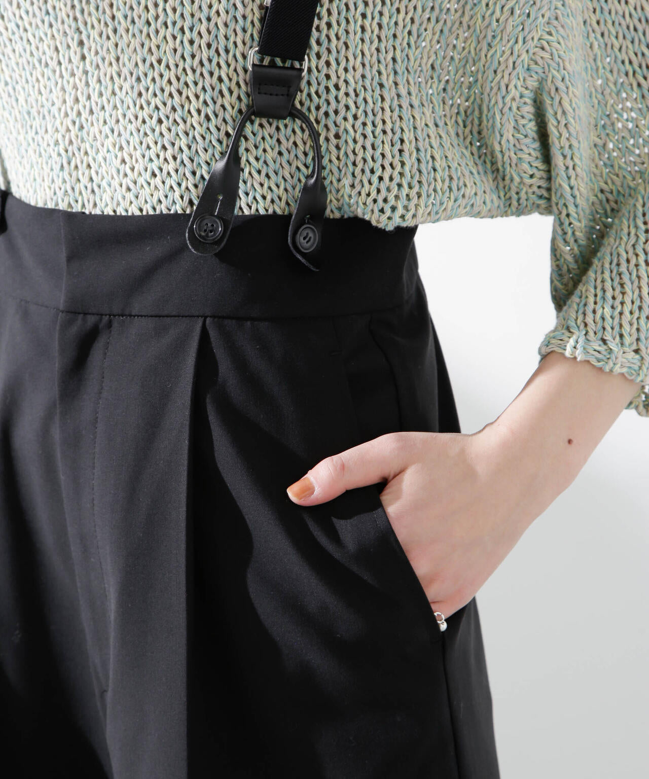 サスペンダー付きサロペット 6695127306