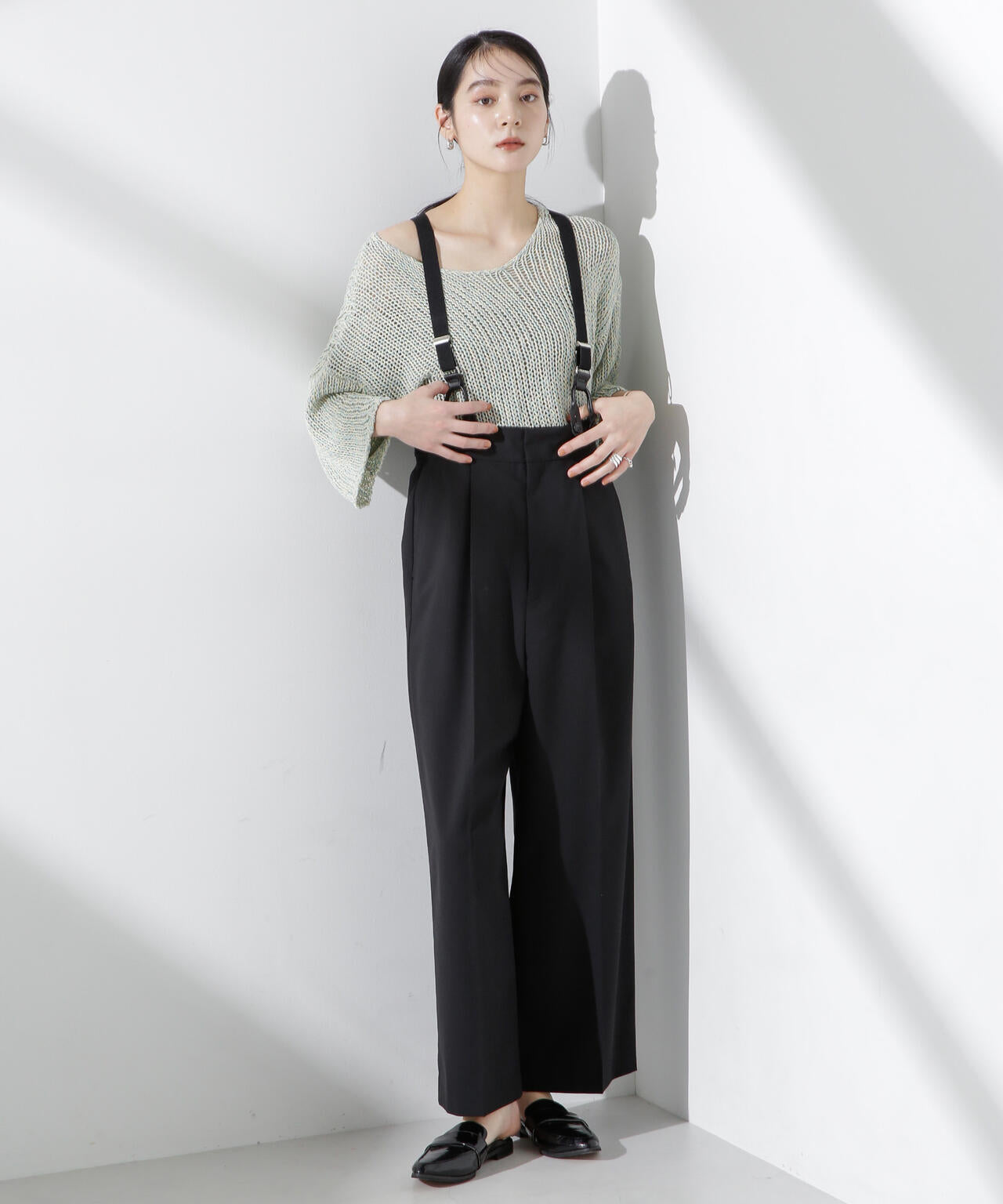 サスペンダー付きサロペット 6695127306