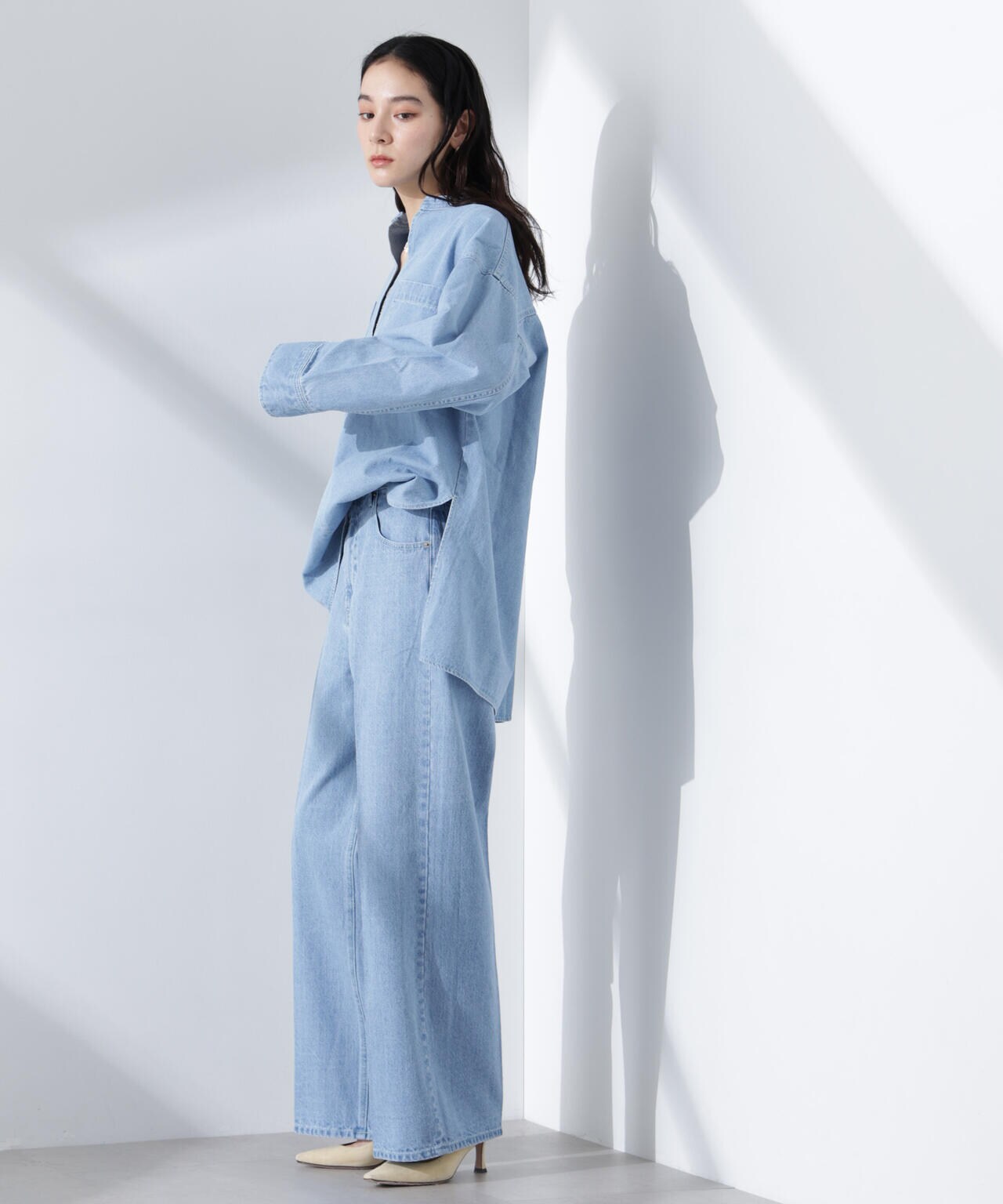 ハイウエストデニム(セットアップ可) 6695127309