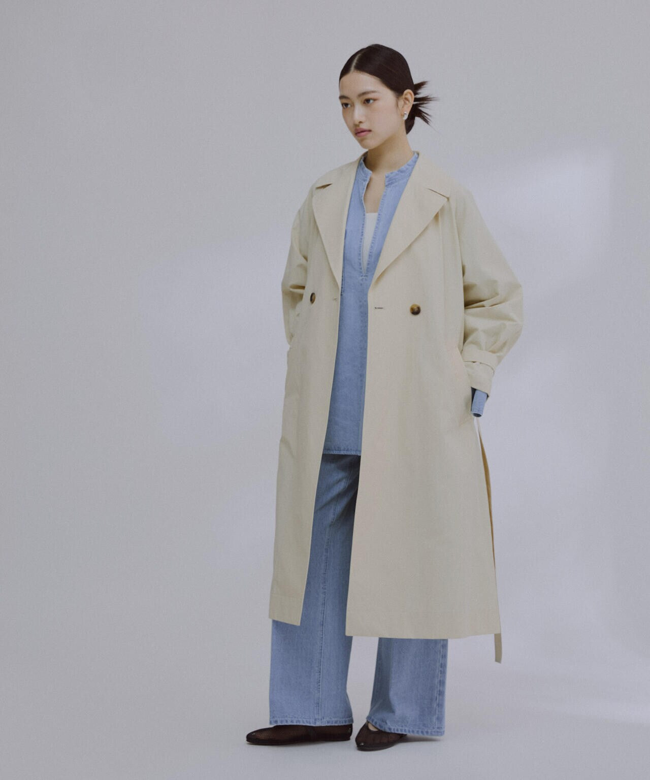 ハイウエストデニム(セットアップ可) 6695127309