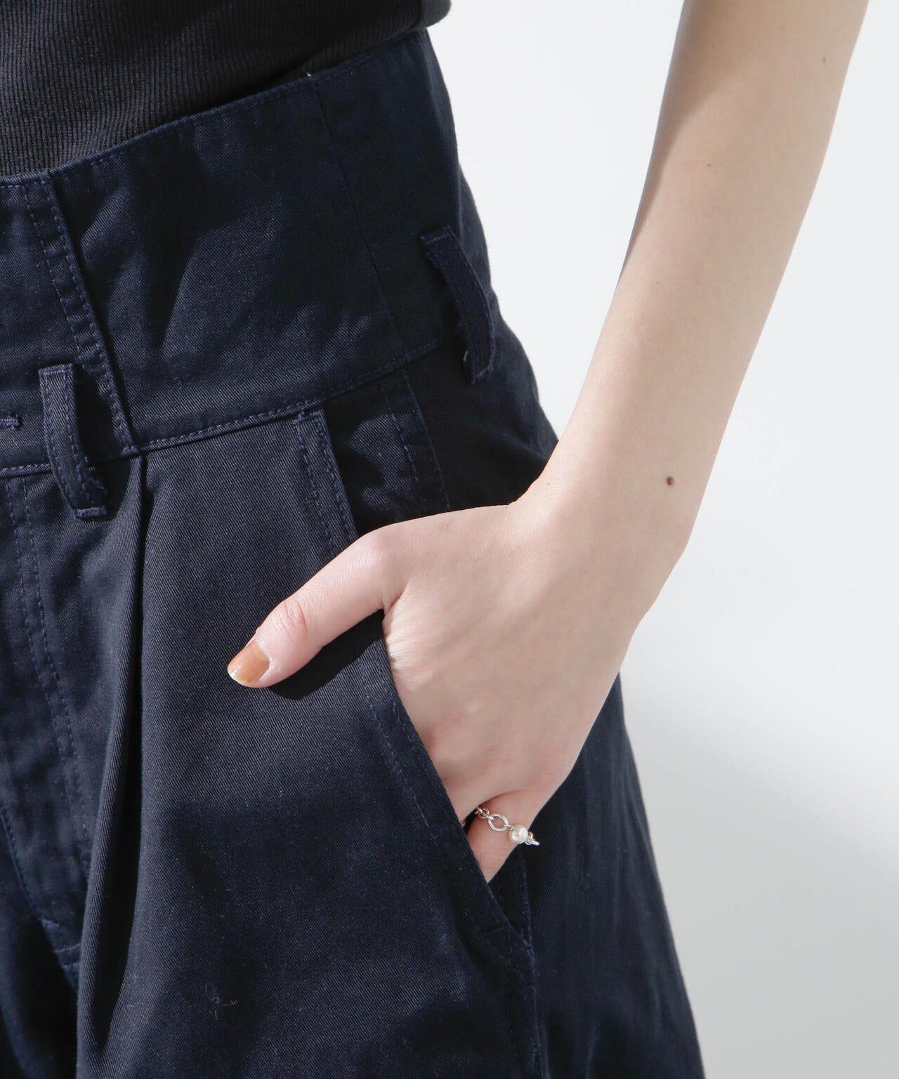 コルセットバギーチノパンツ 6695127313