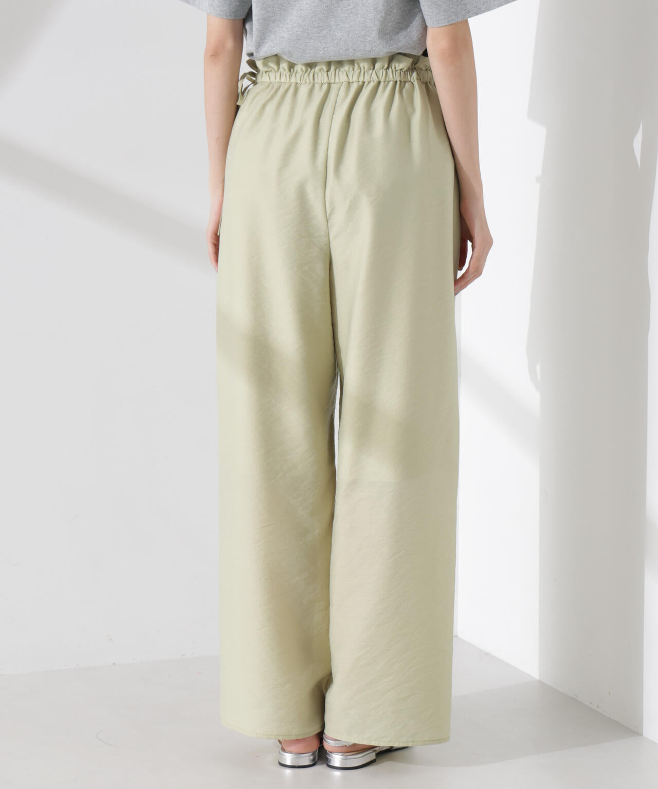 フリルワイドイージーパンツ(セットアップ可) 6695127314